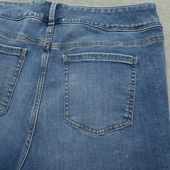 Torrid Jeans Women's Size 18R Blue High-Rise Jegging Denim 28" Inseam Destroyed - Picture 14 of 16